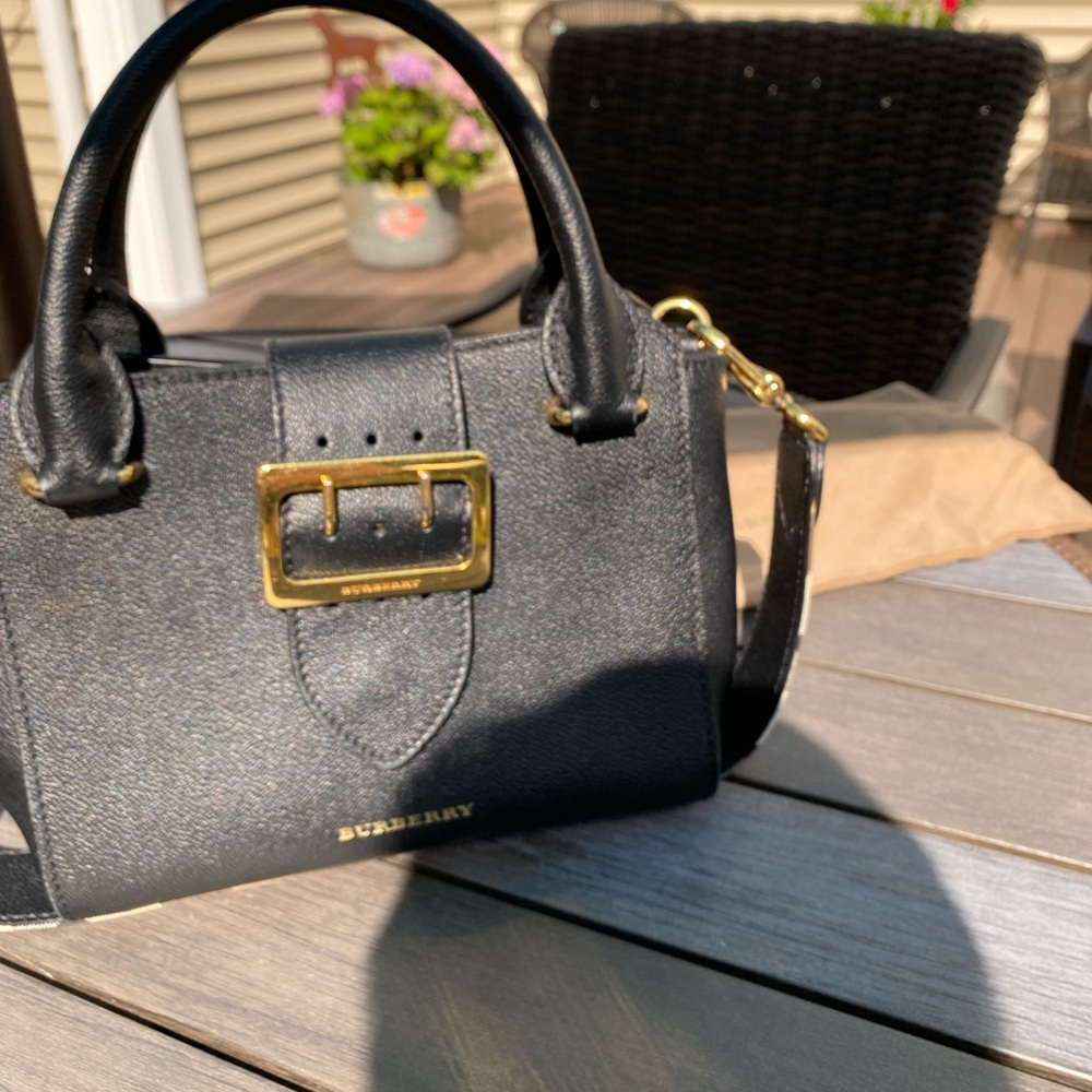 Authentic w/dust bag Burberry handle bag VERY gently used. Non Smoker HH